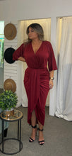 Load image into Gallery viewer, Burgundy Venetian Dress
