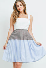 Load image into Gallery viewer, White + Gingham Dress