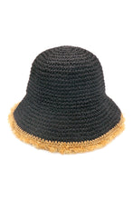 Load image into Gallery viewer, Straw Bucket Hat