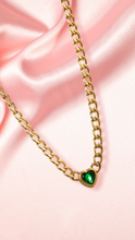 Load image into Gallery viewer, Crystal Curb Chain Necklace