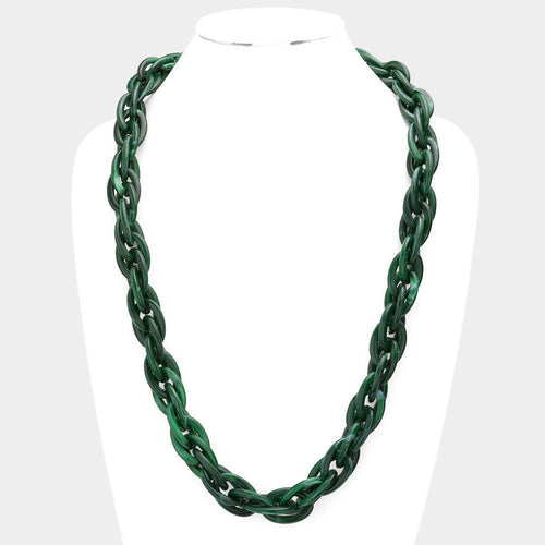 Acrylic Long Necklace