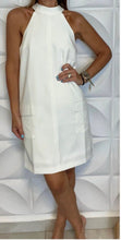 Load image into Gallery viewer, White Front Pocket Dress