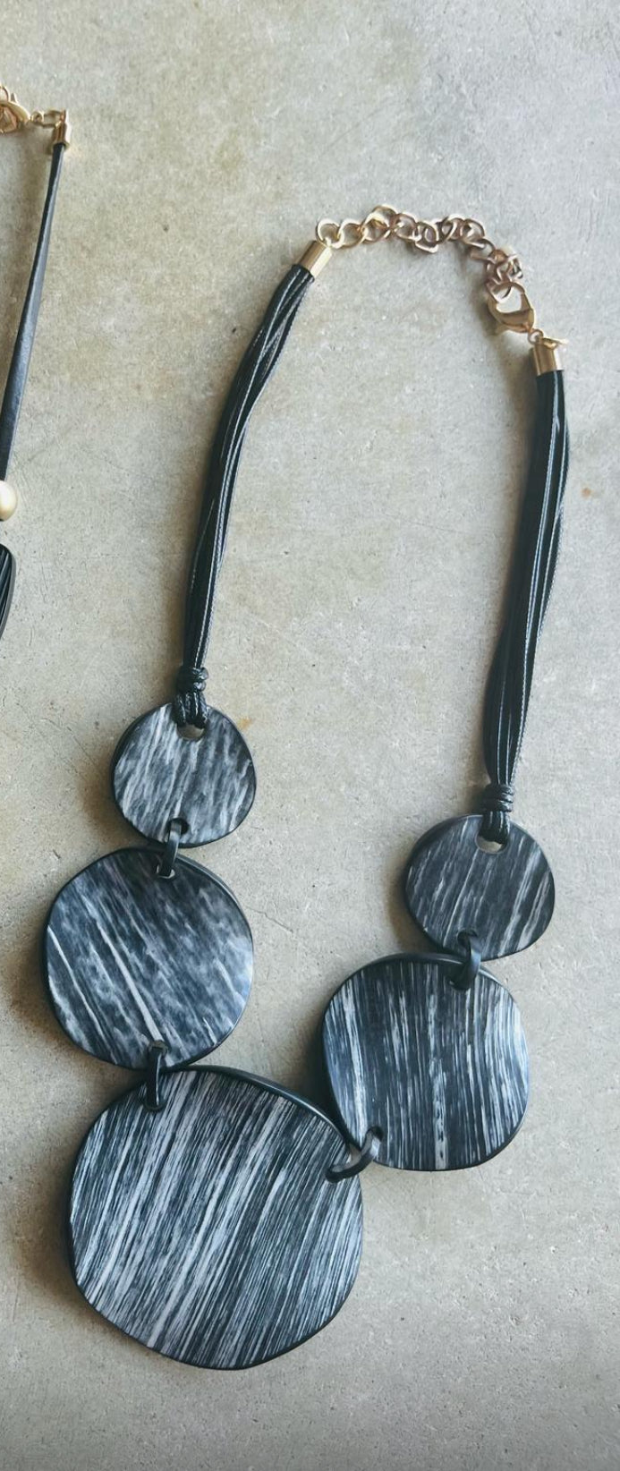 B&W Statement Necklace