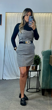 Load image into Gallery viewer, Houndstooth Mini Dress