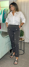 Load image into Gallery viewer, Gray Rhinestone Pants