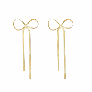 Gold  Bow Earrings