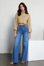 Load image into Gallery viewer, HIGH WAISTED WIDE LEG JEANS