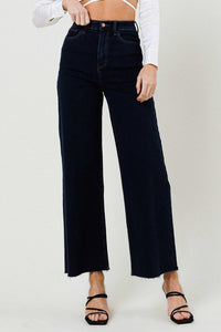 Vibrant High Waisted Wide Leg Jeans