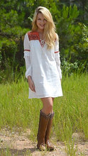 Load image into Gallery viewer, Tribal White Tunic