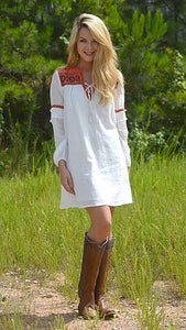 Tribal White Tunic