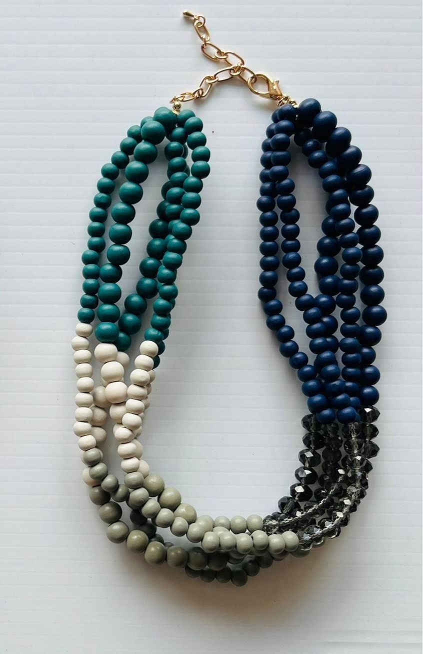 Layers Blue Necklace
