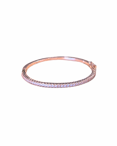 Rose Gold Pavé Bangle