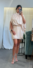 Load image into Gallery viewer, Champagne Short Caftan Dress