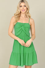 Load image into Gallery viewer, Twist Green Dress