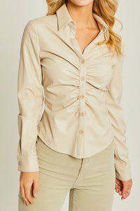 Ruched Front Top