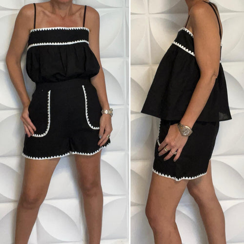 Linen Black Set