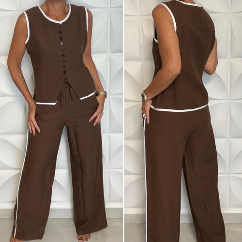 Chocolate Vest Set