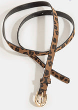 Load image into Gallery viewer, Skinny Leopard Print Belt