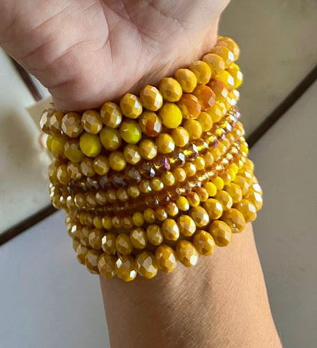 Yellow Bracelet Set