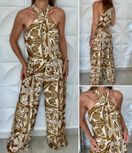 Load image into Gallery viewer, Mocha Print Jumpsuit