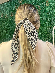 Animal Print Scarf Scrunchies