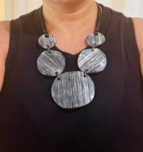 Load image into Gallery viewer, B&amp;W Statement Necklace