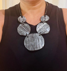 B&W Statement Necklace