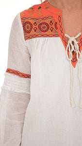 Tribal White Tunic