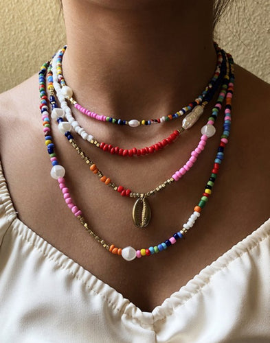 Beads Multi Layered Necklace Set