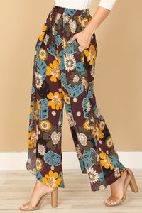 Plum Leaves Pants