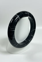 Load image into Gallery viewer, Black Marble Resin Bangle