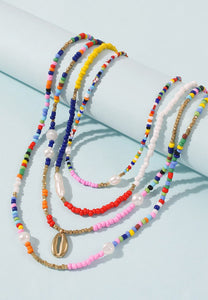 Beads Multi Layered Necklace Set