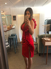 Load image into Gallery viewer, Red Ruffle Dress