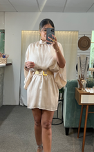 Load image into Gallery viewer, Champagne Short Caftan Dress