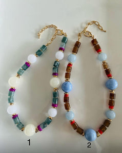 Stone and Resin Necklaces