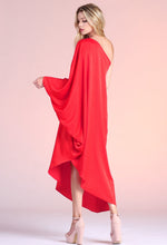 Load image into Gallery viewer, Satin Crepe Asymmetrical Dress