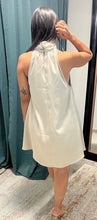 Load image into Gallery viewer, Satin High Neck Dress