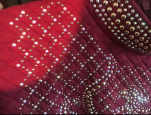 Load image into Gallery viewer, Quilted Deep Red Dress