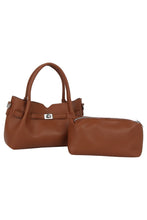 Load image into Gallery viewer, Brown Satchel Handbag Set