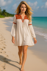 Tribal White Tunic