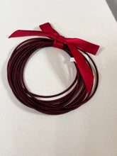 Load image into Gallery viewer, Guitar String Burgundy Bracelet