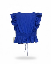 Load image into Gallery viewer, Royal Blue Tied Top