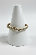 Load image into Gallery viewer, Gold Snake Bangle