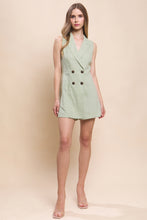 Load image into Gallery viewer, Linen Celery Romper