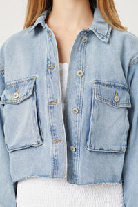 Cropped Denim Jacket