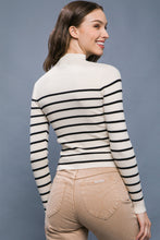 Load image into Gallery viewer, Mock Neck Sweater Top (Ivory)