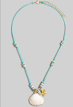 Load image into Gallery viewer, Sea Shell Cord Necklace