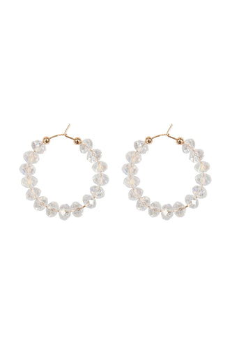 Rondelle Beads Hoops