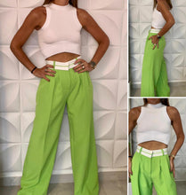 Load image into Gallery viewer, Green Tailored Pants