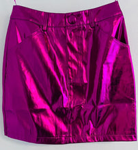 Load image into Gallery viewer, Metallic Pink Skirt